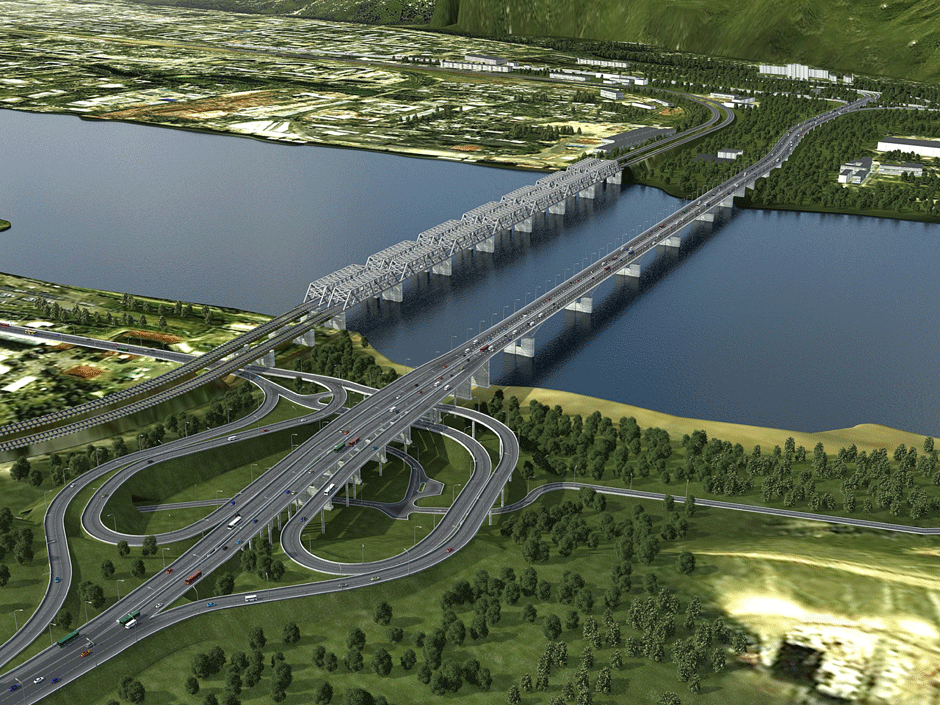 Из труб ЧТПЗ построят автодорожный мост через Енисей